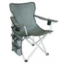 Cadeira de braço de alumínio dobrável (com bolso)
